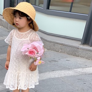 韓国スタイル　レースツーピーススカート　ワンピース　ベビー　新生児　キッズ　子供服