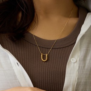 Gold Chain Necklace Pendant Long Jewelry Made in Japan