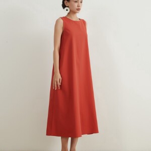 Casual Dress A-Line Sleeveless One-piece Dress Jumper Skirt