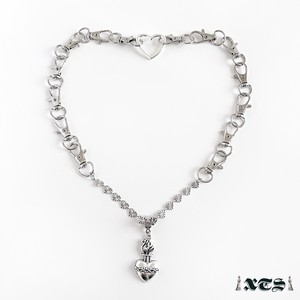 Silver Chain Necklace Gothic