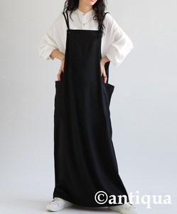 Antiqua Casual Dress Salopette Skirt Long One-piece Dress Ladies'