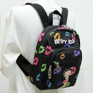 【Betty Boop】ミニ バック パック（リュック）フラーティ オン キッス BB-DN-BP-BN92010D-22B
