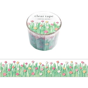 Washi Tape Clear Tape 30mm Width Canvas Flower Garden