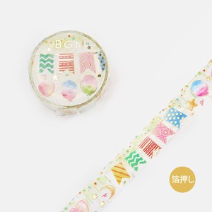 Washi Tape Party Foil Stamping Garland LIFE 15mm x 5m