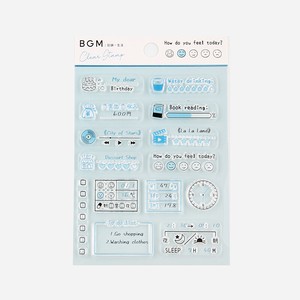 BGM Stamp Clear Stamp 「Life Record」