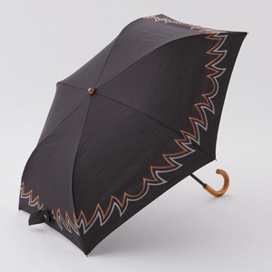 折畳日傘(晴雨兼用) 50cm T/C ニードル BLACK 【392／サンキューニ】 Q269