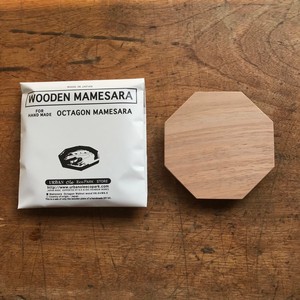 SMALL OCTAGON WOODEN PLATE BLANK FOR HANDMADE   八角豆皿手作りキットの豆皿のみ販売