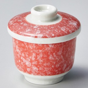 Side Dish Bowl Red Porcelain Small Made in Japan