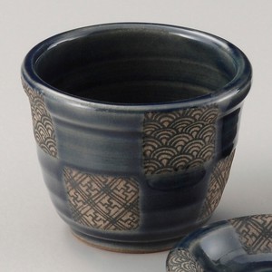 Japanese Teacup Pottery Seigaiha Made in Japan