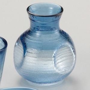 すみだ藍そば徳利（ガラス）　　【日本製　ガラス】