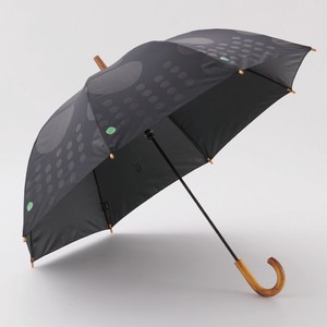 日傘(晴雨兼用) 55cm PU マル BLACK 【392／サンキューニ】 Q270
