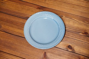 Hasami ware Plate Gray Rosemary 18cm