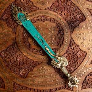 チベット密教法具 文殊菩薩の利剣 - ガドゥガ - 40cm