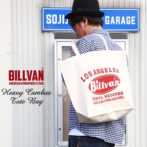 BILLVAN ビルバン VINYL盤 ナチュラル キャンバス トートバッグ ビルバン