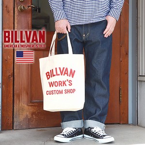 【スモールサイズ】BILLVAN ビルバン BILLVAN WORKS ナチュラル キャンバス トートバッグ ビルバン