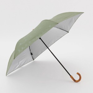 折畳日傘(晴雨兼用) 50cm PU スプリング KHAKI 【392／サンキューニ】 Q272