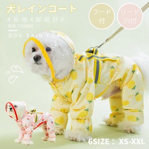 犬用 レインコート ポンチョ ドッグレインコート カッパ 小型 中型 犬 軽量 着せやすい 通気 反射【K720】