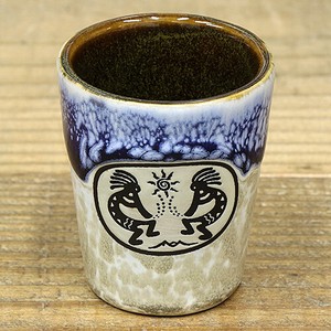 【カフェ ＆ バー グッズ】ココペリ セラミック ショット グラス AGC-59449-BL ブルー