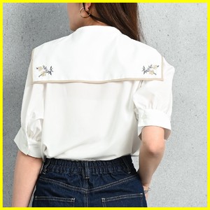 Button Shirt/Blouse Embroidered 5/10 length