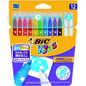 【BIC】ビックキッズ カラーペン10色＋白ペン2本付き