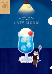 【古川紙工】cafe moon  A5クリアファイル