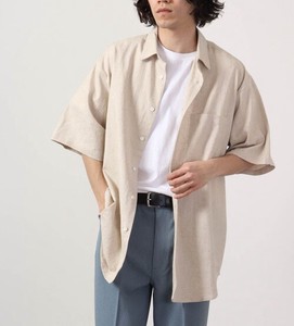 Button Shirt Large Silhouette Spring/Summer Rayon