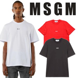 【MSGM】(エムエスジーエム) with micro logo t-shirt / 半袖 Tシャツ　3色　＃2000MM500