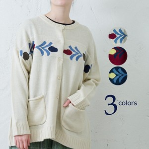 Cardigan Jacquard Cardigan Sweater Autumn/Winter
