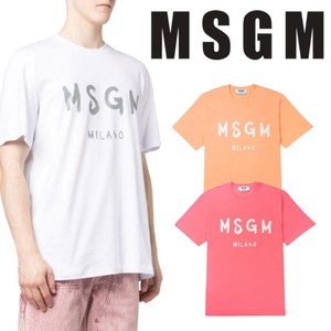 【MSGM】(エムエスジーエム) con stampa t-shirt / 半袖 Tシャツ　3色　＃3440MM510