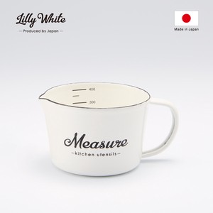 Lilly White・ホーローメジャーカップ・S「Measure」　LW-209
