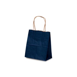 紙袋 ベルベ 1116 自動紐手提袋 T-1 カラー(紺)