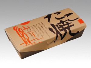 たこ焼き用お持ち帰り箱 紙箱 たこやき TAKO-030【weeco】 ペーパークラフト