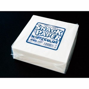 耐油紙 スナックペーパー耐油紙(白)1000枚入 溝端紙工印刷