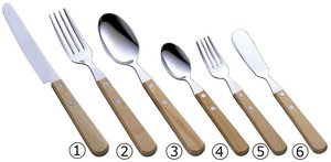 Cutlery Natural Cutlery 6-types