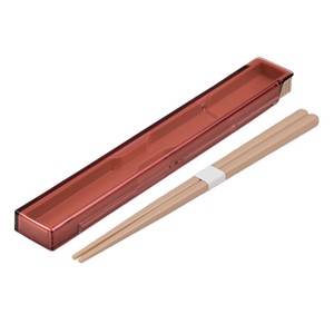 リゾ 箸・箸箱セット S あずき