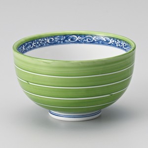 Donburi Bowl Porcelain Wakakusa NEW Made in Japan