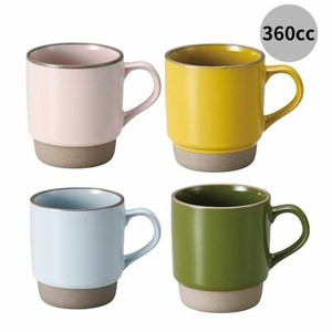 Mino ware Mug Pottery 4-colors Made in Japan