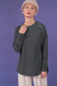 T-shirt Pullover Round-hem Pudding Autumn/Winter 2023