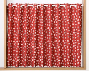 Cafe Curtain Red