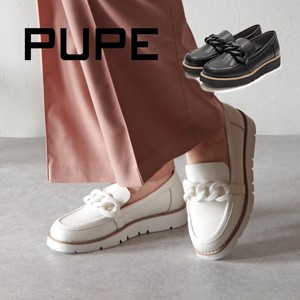 【PUPE】チェーンローファー 厚底ローファー