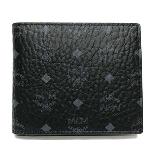 エムシーエム MCM 二つ財布 シグネチャー モノグラム柄  ブラック MXSAAVI01BK001