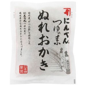 日本橋菓房 麒麟にんべん つゆの素ぬれおかき 100g x10【米菓】