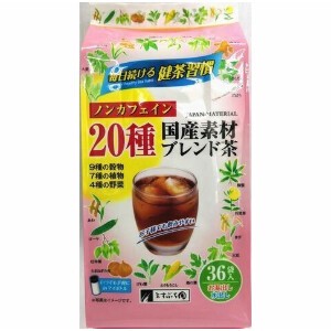 ますぶち園 ノンカフェイン20種 ブレンド茶ティーパック 5gx36袋 x10【お茶】