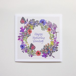 母の日 グリーティングカード Happy Mother's day 輸入 イギリス製 ポテトプリントデザイン LG2192