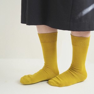 ギザコットン ソックス 25-27cm 日本製 靴下 レディース メンズ 無地 クルー丈