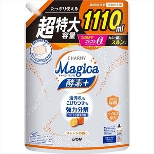 CHARMY　Magica　酵素＋（プラス）　オレンジの香り　つめかえ用特大サイズ 【食器用洗剤】