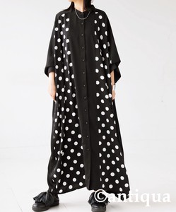Antiqua Casual Dress Long One-piece Dress Ladies' Polka Dot