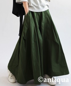 Antiqua Skirt Pullover Long Skirt Bottoms Cotton Ladies'
