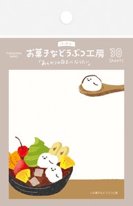 Furukawa Shiko Sticky Notes Anmitsu Sweet Animal Sweets Shop