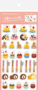 Furukawa Shiko Decoration Clear Sticker Sheet Western Sweets Sweet Animal Sweets Shop